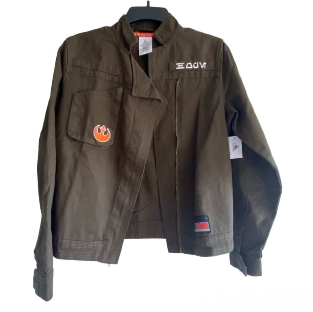 Disney Wonen's Star Wars Galaxy's Edge Resistance Logo Jacket